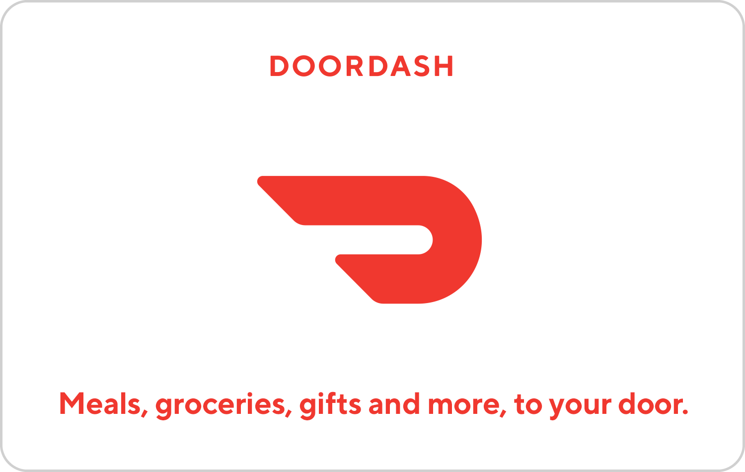 Doordash(美国) 礼品卡 50美金